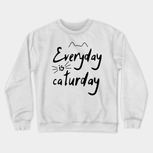 Caturday meme cat Crewneck Sweatshirt